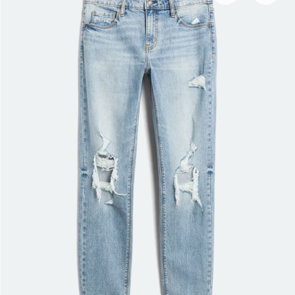 Light Blue Distressed Women Jeans
